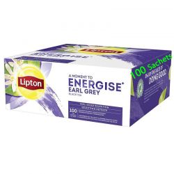 Earl Grey Energise sélection Détente Black Tea Thé Lipton 