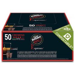 Expresso Crémeux Vergnano 1882 CREMOSO 50 Capsules Compatible Nespresso