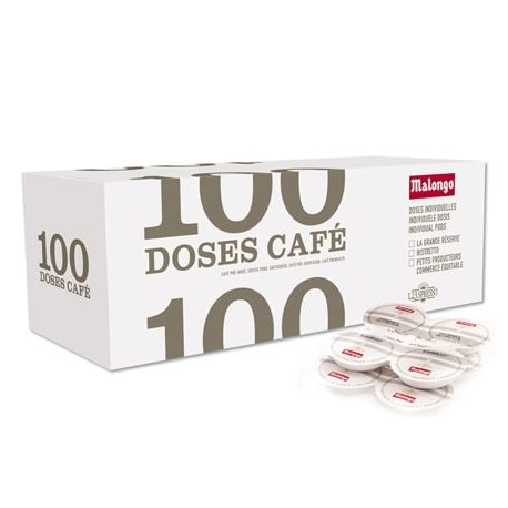 Carton Ristretto 100 dosettes Malongo ESE