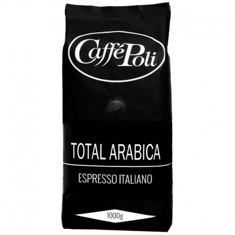 Arabica Total Café en Grains 1Kg Caffè Poli