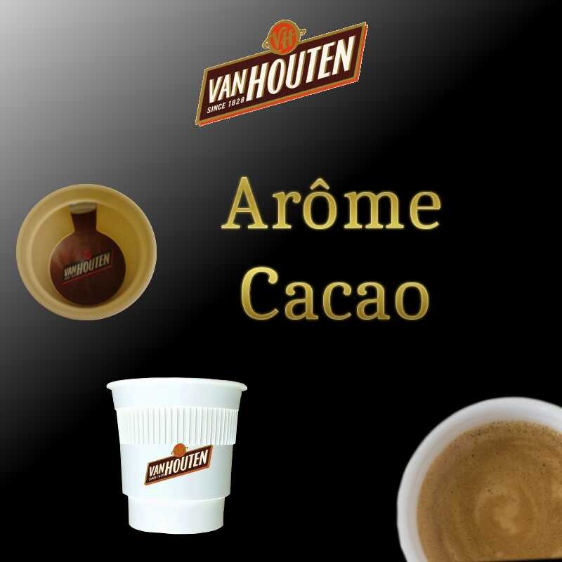 Chocolat Arôme Cacao Van Houten – Gobelets pré-dosés - SelectCaffè