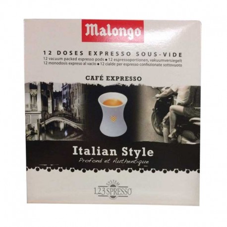 Malongo Italian Style 1,2,3 SPRESSO