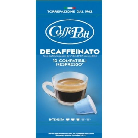 "Decaffeinato" Décaféiné Capsules Compatibles Nespresso®